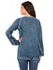 Heine Shirtbluse in jeansblau