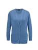 GOLDNER Kurzgröße:  Twinset Klassisches Stricktwinset in jeansblau