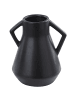 Beliani Blumenvase FERMI in Schwarz - (W) 17 x (H) 20 x (L) 15 cm
