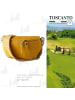 Toscanto Leder Gürteltasche Toscanto Tasche gelb, mehrfarbig ca. 25cm