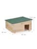 relaxdays Igelhaus in Natur - (B)40 x (H)21,5 x (T)40 cm