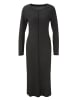 Aniston CASUAL Midikleid in anthrazit-meliert