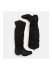 Felmini Wide Fit Stiefel in Schwarz