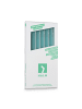 HÅLM 6er Set Trinkhalme: Glas-Strohhalme in Transparent - 23 cm