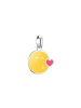 Thomas Sabo Smileyworld® Kiss Charm-Anhänger Connect in silber, bunt