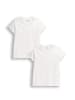 MOKIDA 2er-Pack T-Shirt mit kurzen Ärmeln in weiß