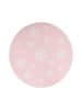 Arte Espina Kurzflor Teppich Bambini 425 in rosa - rund