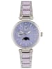 Holzkern Damenarmbanduhr Moonbow Lila Gerais/Keramik Violett / Silber