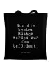 Mr. & Mrs. Panda Tragetasche Nur die besten Mütter... mit Spruch in Schwarz