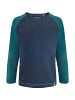 elkline Longsleeve Two Tone in darkblue - blue coral