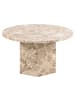 ebuy24 Couchtisch Naxos Braun 80 x 80 cm