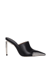 Off-White Schwarz Leder High Absatz Pumps
