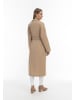 VINAJA Women Trenchcoat Mit Taillengürtel in Karamell