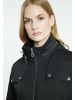DreiMaster Damen Parka in Schwarz