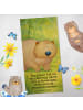 Mr. & Mrs. Panda Badehandtuch Wombat Design mit Spruch in Gelb Pastell