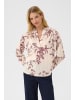 PART TWO Bluse kurzarm NatalePW Oversize fit in Tawny Port Botanical Print