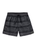 S. Oliver Badeshorts in schwarz-grau