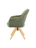 DUBI Möbel 2er-Set: Drehstuhl Mika-Lena in Grün - (B)60 x (H)87 x  (T)65 cm