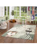 Pergamon Kinder Teppich Softstar Kids Safari Friends in Groen