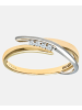 Diamant L'éternel Ring aus 375 Gelbgold mit Diamant