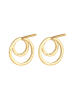 Elli Ohrringe 925 Sterling Silber Kreis in Gold