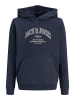 JACK & JONES Junior Kapuzensweatshirt Jjedenver Hoodie in navy blazer