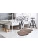 Kayoom Wohnzimmer Teppich – Hochflorteppich Rabbit Light Sheepskin 825 60 x 90 cm in taupe - rechteckig