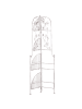 Beliani Badezimmerregal BIELLA in Weiß - (W) 35 x (H) 158 x (L) 35 cm