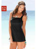 LASCANA Badekleid in schwarz