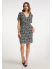faina Damen Kleid in Schwarz Weiss