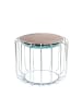 Kayoom Beistelltisch Pouf Comfortable 110 in mint - silber