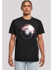 F4NT4STIC T-Shirt T-Shirt 'Marvel Captain America Shield Shiny' in schwarz