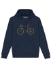 wat? Apparel Sweatshirt Fahrrad in Dunkelblau