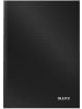 Leitz Notizbuch Solid fester Einband A5 liniert 80 Blatt schwarz