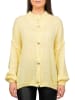 Reichstadt Damen Relaxed Fit Strickjacke Oversized-Look in Yellow