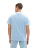 Tom Tailor Poloshirt in rainy sky blue two tone