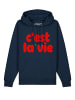 wat? Apparel Sweatshirt cest la vie in Dunkelblau