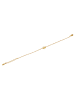Adeliás Damen Armband aus Edelstahl 15 cm in gold