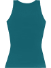 Janice 2 x Damen Top hochgeschlossen Nauta in Petrol/Schwarz