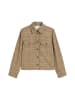 Marc O'Polo Overshirt regular cropped in Medium Brown