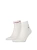 Tommy Hilfiger Quartersocken SUSTAINABLE STRIPE in Weiß