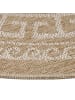 Teppich Boss In- & Outdoor Teppich Comilla 887, rund - Beige