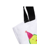 Mr. & Mrs. Panda Tasche Avocado Party mit Spruch in Weiß