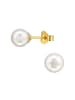 Alexander York Ohrringe - Ohrstecker PERLE classic 6 mm in Gold aus 925 Silber