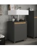 VCM  Holz Badschrank Badunterschrank 55x42x33 Cosila in Anthrazit / Honig-Eiche
