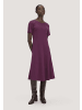 Hessnatur Hessnatur Jersey Kleid Kniebedeckend Slim aus reiner Bio-Baumwolle in fuchsia