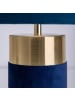 näve Tischleuchte "BORDO" in blau - (L)18 cm x (B)18 cm x (H)32 cm
