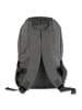 Bag Street Freizeitrucksack, Sportrucksack Nylon grau ca. 25cm breit ca. 43cm hoch