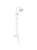 Beliani Wannenarmaturen GURARA in Weiß - (W) 23 x (H) 83 x (L) 36 cm