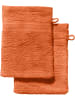 REDBEST Frottier Waschhandschuh 2er-Pack Chicago in terra
